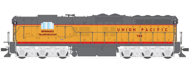 Broadway Limited 2401 HO Union Pacific EMD SD7 Paragon2™ #780 w/DCC