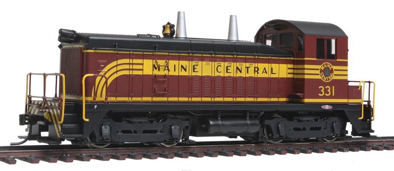 Broadway Limited 2645 HO Maine Central EMD SW7 with Sound & DCC Paragon2™ #331