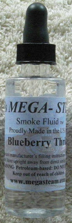 JT's Mega Steam 143 Blueberry Thrill Smoke Fluid - 2 oz. Bottle
