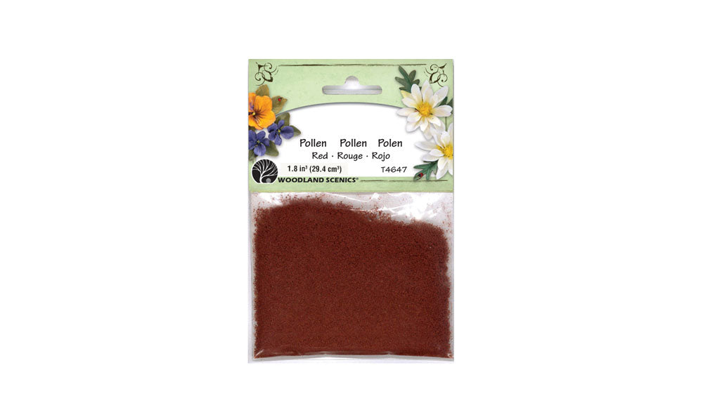 Woodland Scenics T4647 Red Pollen 1 oz. Bag