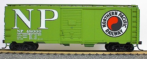 Accurail 3502 HO Northern Pacific AAR 40'' Steel Boxcar #48000 Kit