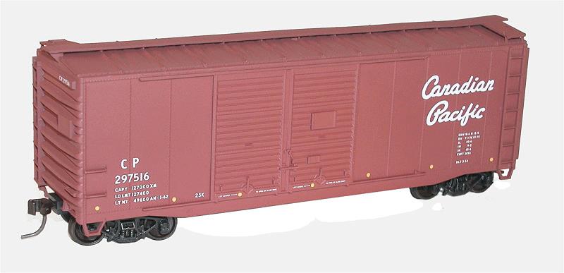Accurail 3633 HO Scale Canadian Pacific 40' Double Door Boxcar Kit