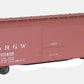 Accurail 46469 HO Scale Denver and Rio Grande Western 40' Double Boxcar - #63408