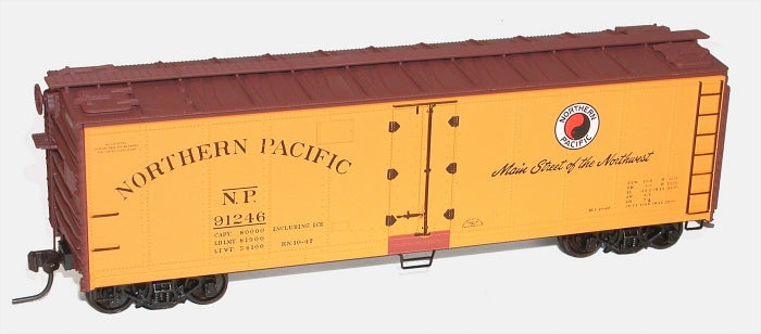 Accurail 8316 HO Scale Northern Pacific 40' Steel Reefer - Road #: 91246