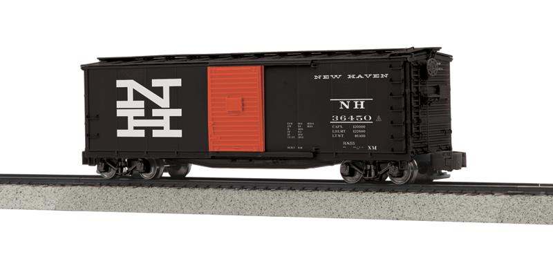 MTH 35-74005 S Gauge New Haven 40' Rebuilt Steel Box Car #36450