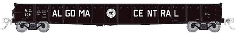 Rapido Trains 50021 HO Algoma Central 52' 6" Canadian Mill Gondola
