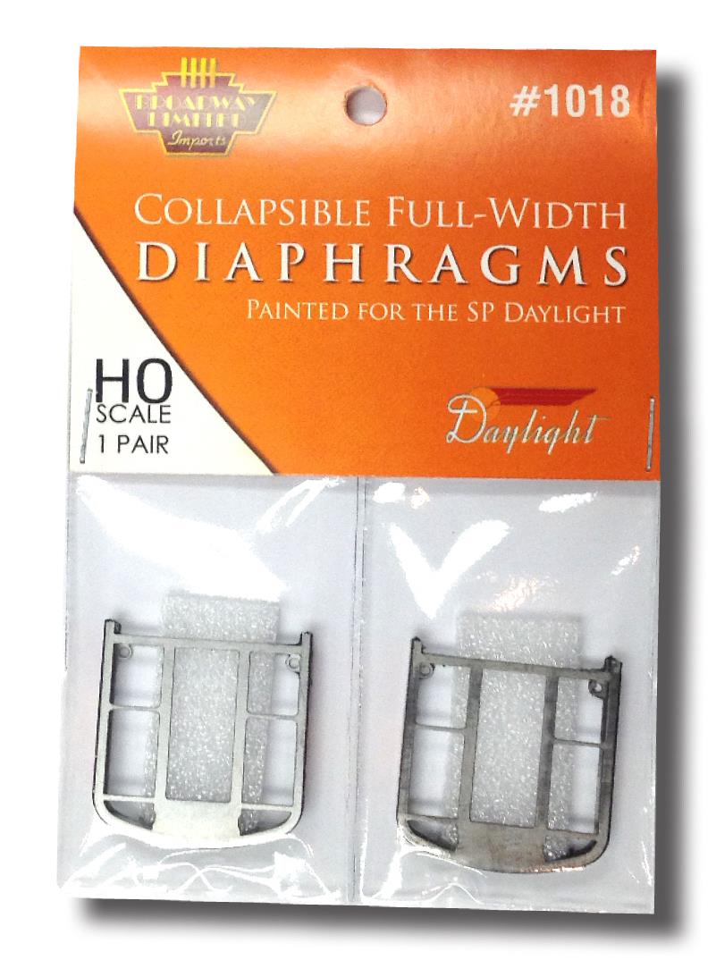 Broadway Limited 1018 HO Southern Pacific Full-Width Diaphragms (1 Pair)