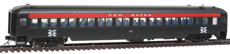 Rapido Trains 109132 HO New Haven 10-Window Coach w/ Partial Skirt #8251