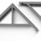 Grandt Line 5269 HO 2-3/16" x 9/16" Octagonal Bandstand Roof