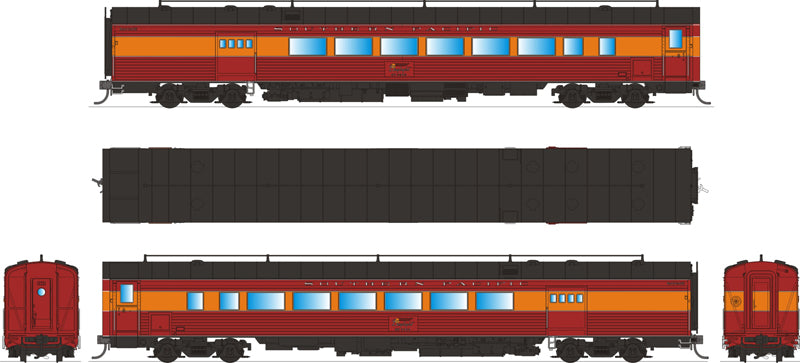 Broadway Limited 1570 HO SP Coast Daylight Streamlined 1953 Passenger Car #3302
