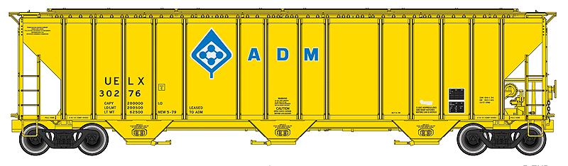 Walthers 106101 HO Scale UELX 4780 Cov Hop ADM #30276