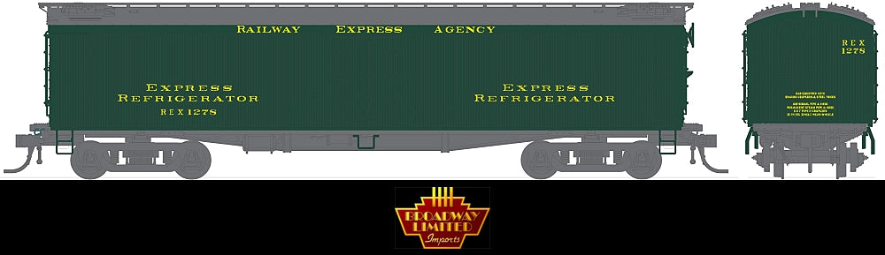 Broadway Limited 1839 HO Railway Express Agency 53'6