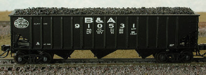 Bluford Shops 14201 N Scale Boston & Albany 14 Panel 3-Bay Hopper #910531