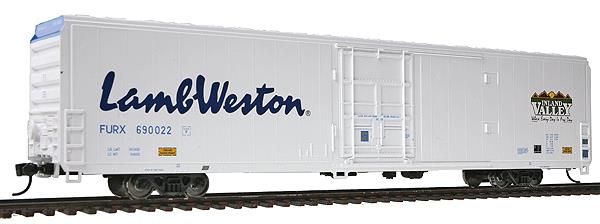 Walthers 910-3703 HO LWV/IV FURX 70' Cryogenic Reefer #690022