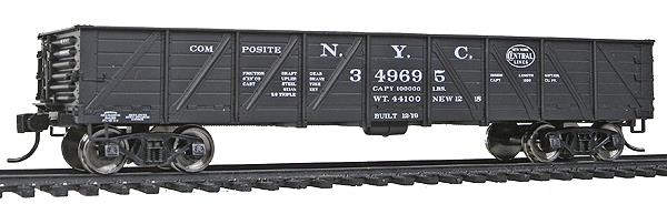 Walthers 910-5659 HO New York Central 40' Drop Bottom Gondola #349695