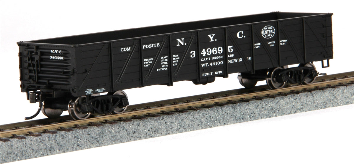 Walthers 910-5659 HO New York Central 40' Drop Bottom Gondola #349695