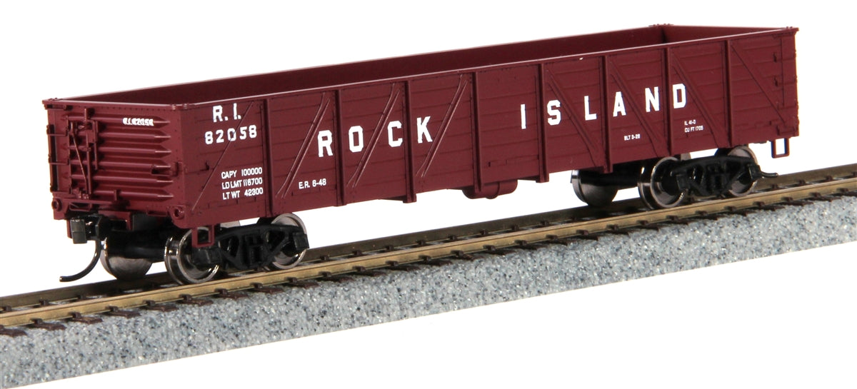 Walthers 910-5661 HO Chicago Rock Island & Pacific 40' Drop Bottom Gondola 82058 LN/Box