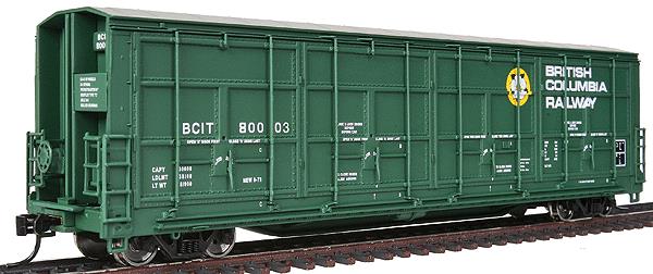 Walthers 920-101902 HO Scale British Columbia Railway 56' All-Door Box Car