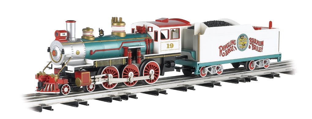 Williams 40606 Ringling Brothers Circus Baldwin 4-6-0 Steam Locomotive #19 LN/Box