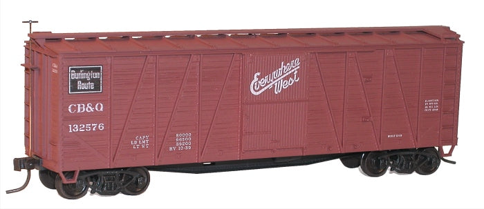 Accurail 41011 HO BURLINGTON 40' BOXCAR