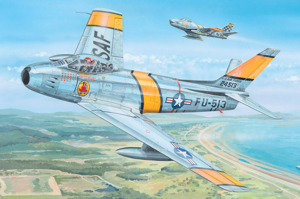 Hobby Boss Models 81808 1:18 North American F-86F-30 Sabre Military Plane Kit