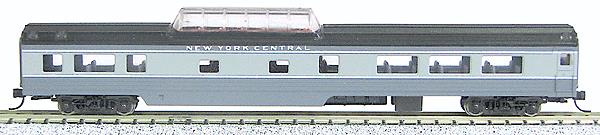 Con-Cor 40235 N NYC  85' Smooth-Side Mid-Train Dome Car w/Micro-Trains Couplers