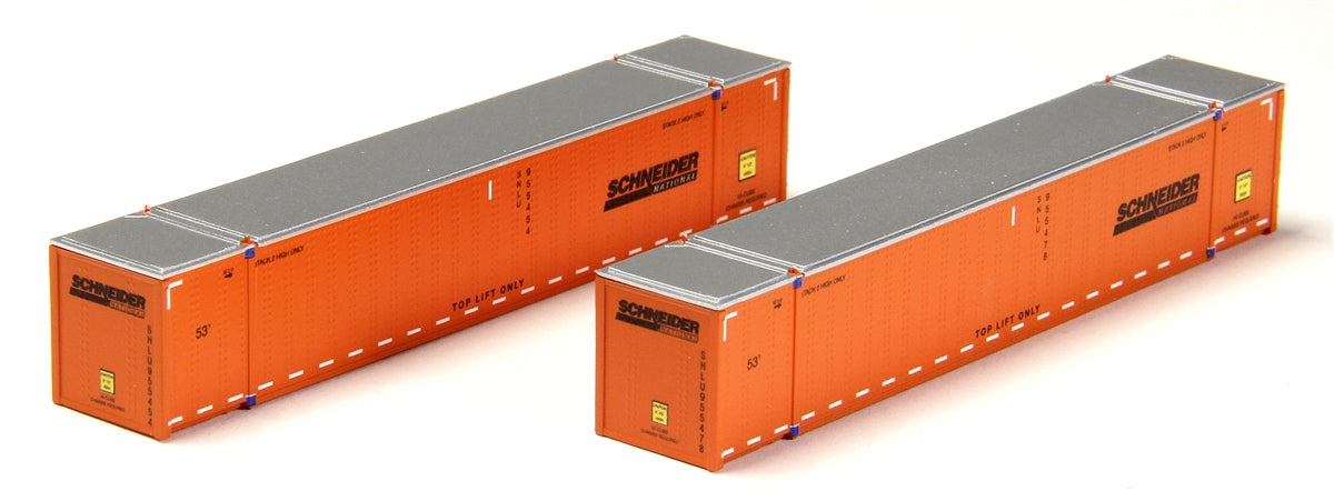Con-Cor 0004-053024 N Schneider National Monon 53'  Container (Pack of 2)