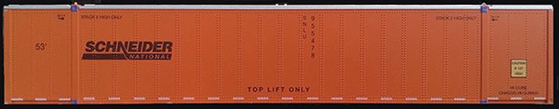 Con-Cor 0004-053024 N Schneider National Monon 53'  Container (Pack of 2)