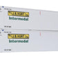 Con-Cor 0004-88008 HO J.B.Hunt 53'' Post Rivet Side Container #1(Pack of 2)