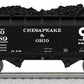 Lionel 6-27973 O Gauge Chesapeake & Ohio Scale Offset Hopper Set (Set of 3)