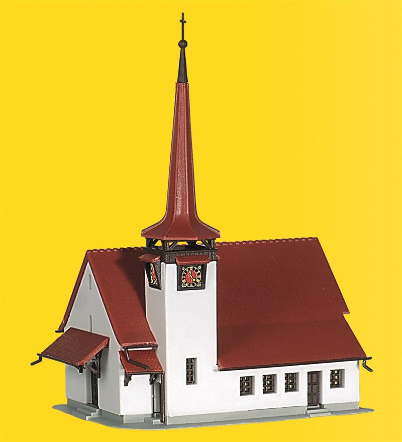 Kibri 36815 Z Scale Church With Red Roof