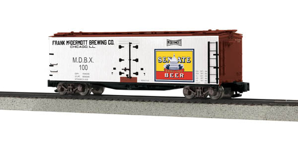 MTH 35-78015 S Gauge Senate Beer 40' Woodside Reefer #100 LN/Box