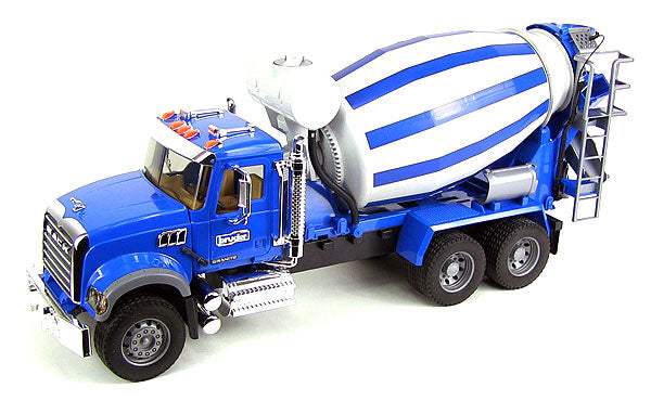 Bruder 02814 1:16 Mack Granite Pro Series Cement Mixer in Blue