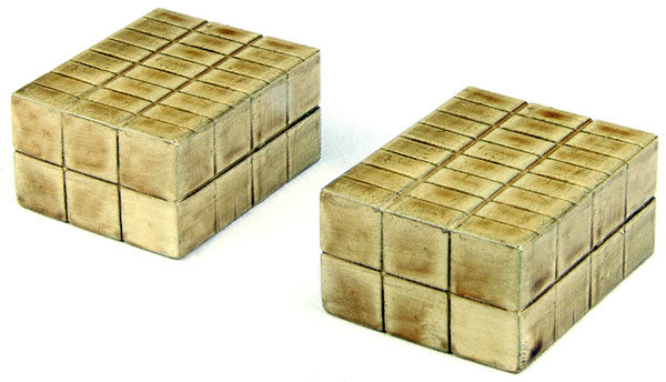 Classic Metal Works 20212 HO Mini Metals Stacked Shipping Cartons (Pack of 2)
