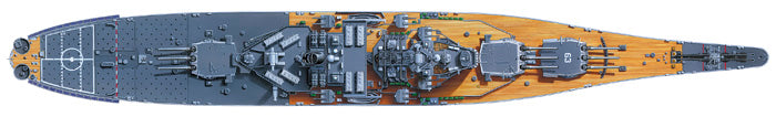 Tamiya 78029 1:350 US BTTLSHP BB63 M0