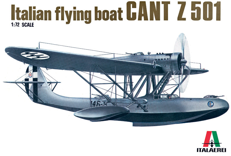 Italeri 112 1:72 Cant Z501 Italian Flying Boat Aircraft Plane Model Kit