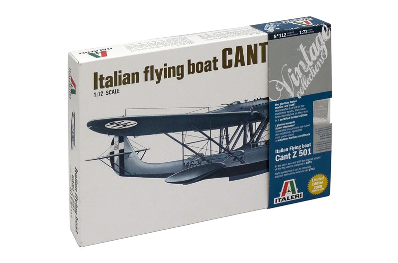 Italeri 112 1:72 Cant Z501 Italian Flying Boat Aircraft Plane Model Kit