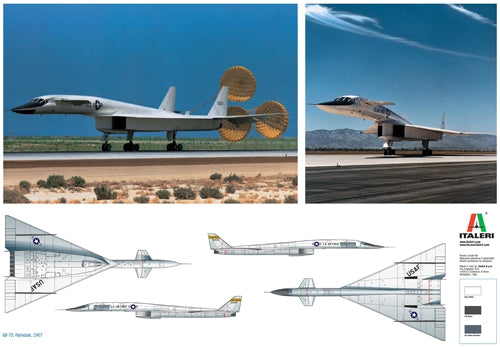Italeri 1282 1:72 XB70 Valkyrie USAF Military Aircraft Plane Model
