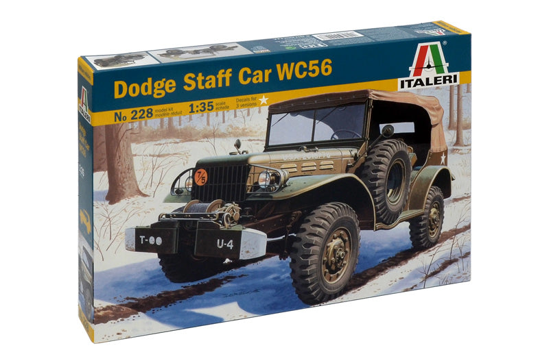 Italeri 228 1:35 Dodge WC56 US Staff Car