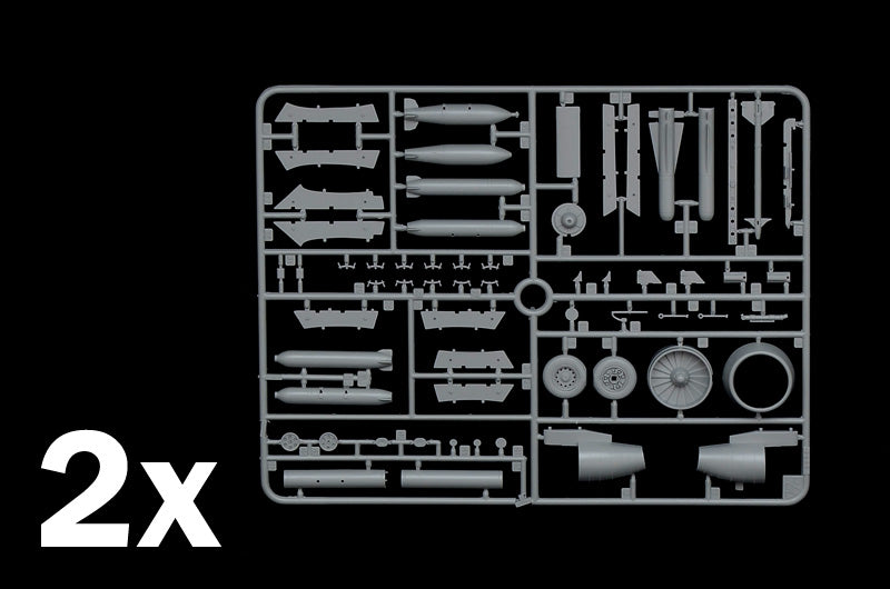 Italeri 2725 1:48 A10C Blacksnakes USAF Attacker/Fighter Plane Kit