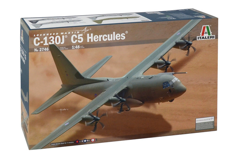 Italeri 2746 1:48 Hercules C130J CS Transport Military Aircraft Plane Model Kit