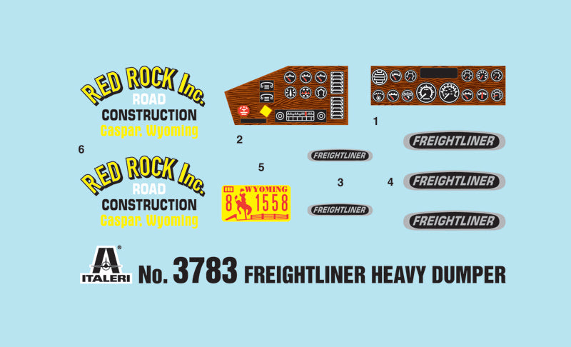 Italeri 3783 1:24 Freightliner Heavy Dump Truck