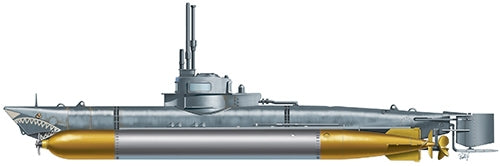 Italeri 5609 1:35 U-Boat Biber Pocket-Size Submarine