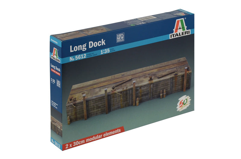 Italeri 5612 1:35 Long Dock (2 11.8" modular sections)
