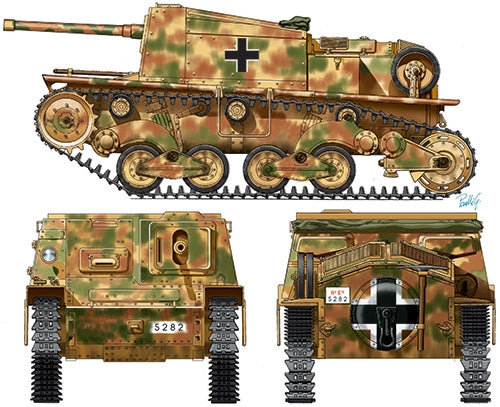 Italeri 6477 1:35 Semovente L40 da 47/32 Italian Army Military Tank Model Kit