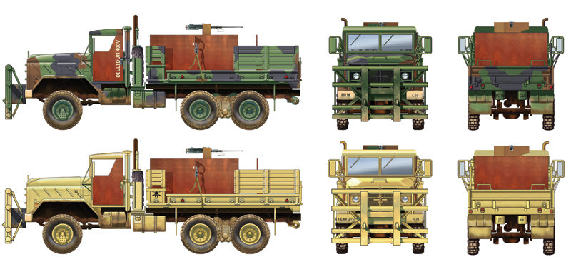 Italeri 6513 1:35 M923 Hillbilly US Gun Truck Military Vehicle Model Kit