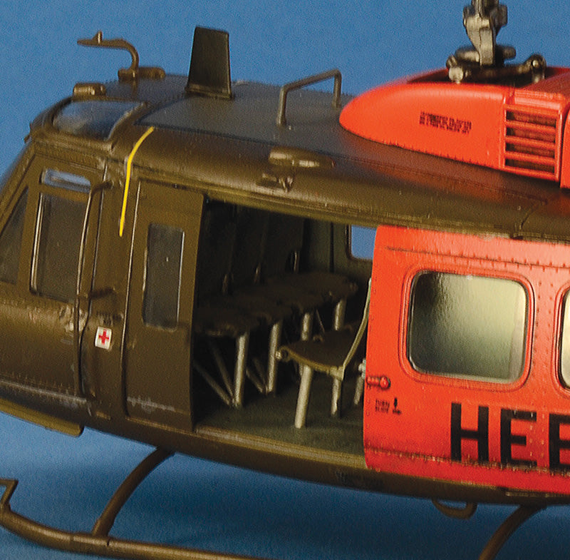 Italeri 849 1:48 UH1D Iroquois Military Aircraft Helicopter Model Kit