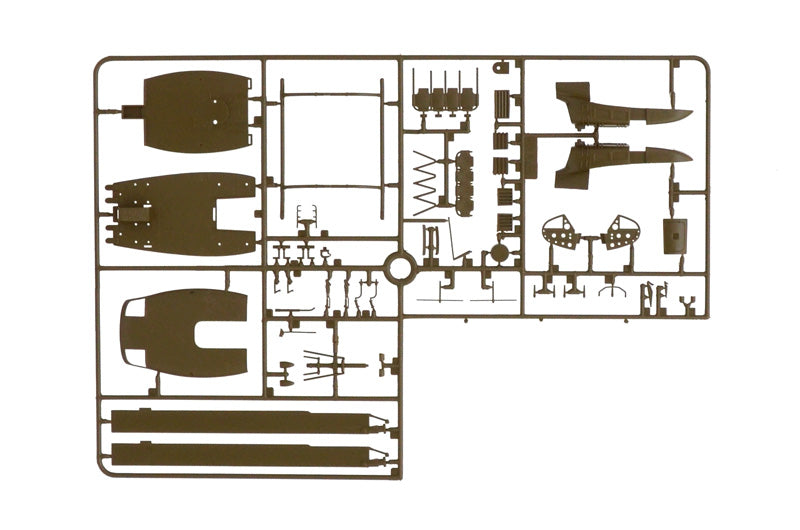 Italeri 849 1:48 UH1D Iroquois Military Aircraft Helicopter Model Kit