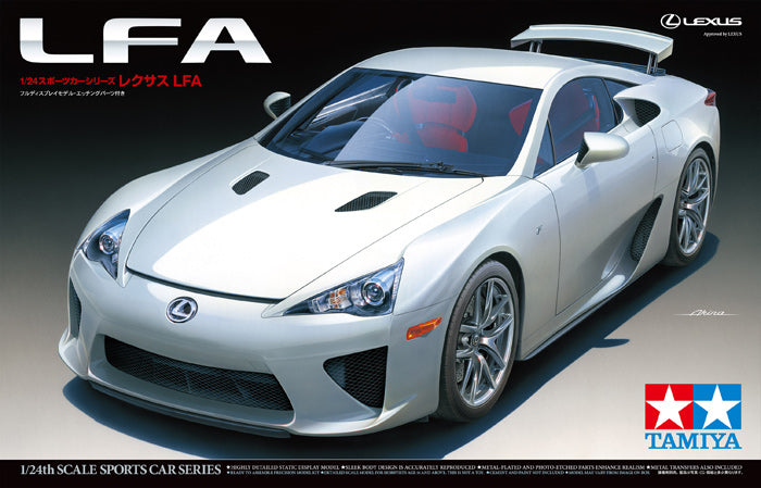 Tamiya 24319 1:24 Lexus LFA Car Model Kit – Trainz