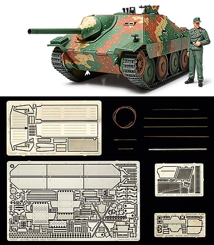 Tamiya 25156 1:35 Jagdpanzer 38(t) Hetzer Mid Production Military Tank Kit